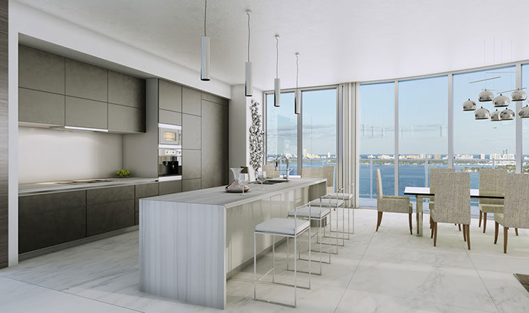Aria On The Bay Kitchen Aria On The Bay Residence