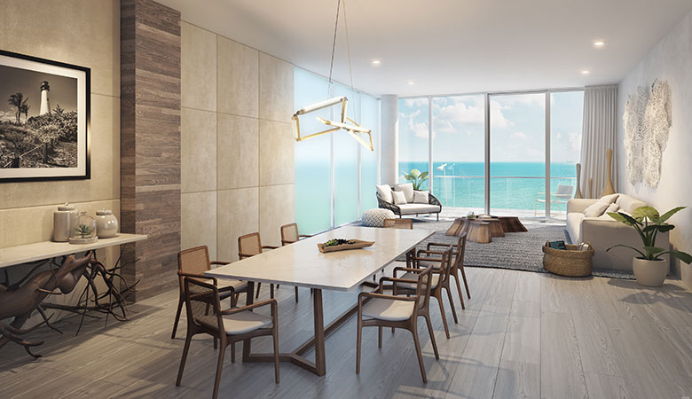 Auberge Residence CS Living Dining Room Auberge Residence CS Living Dining Room