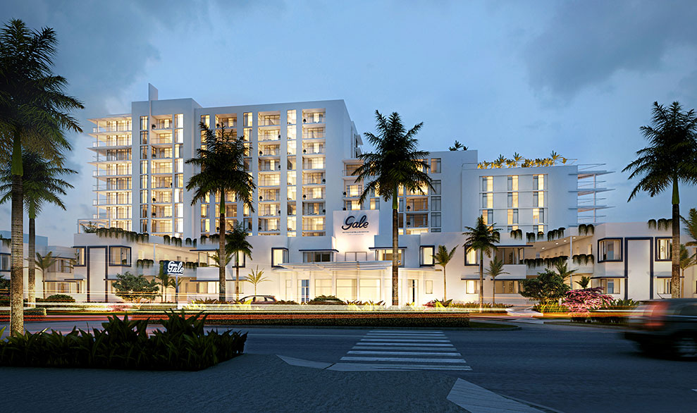 Gale Hotel Exterior Dusk Gale Hotel Exterior Dusk