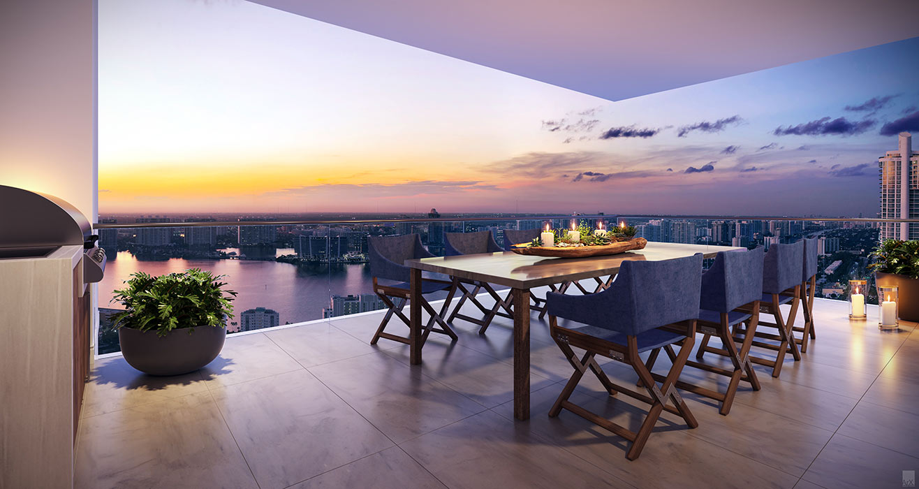 Ravello West Terrace with Aummer Kitchen Ravello West Terrace with Aummer Kitchen