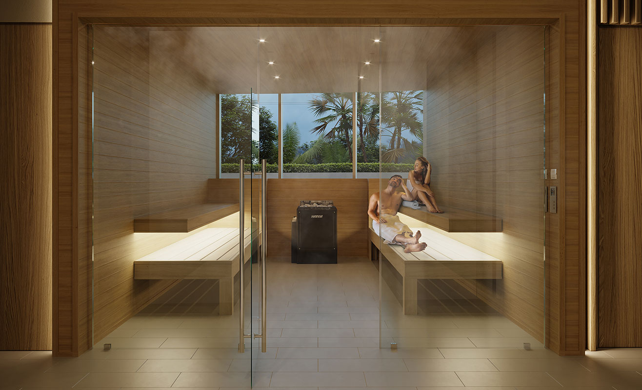 Aria Reserve Amenities Garden Level