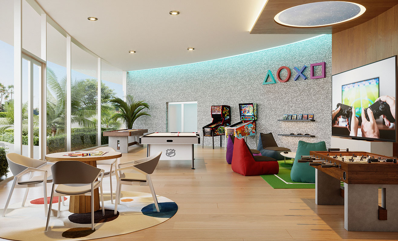 Aria Reserve Amenities Garden Level