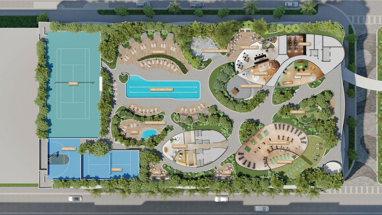 Aria Reserve Amenities Garden Level