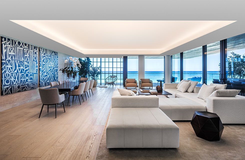 Arte Surfside Residence Living Room