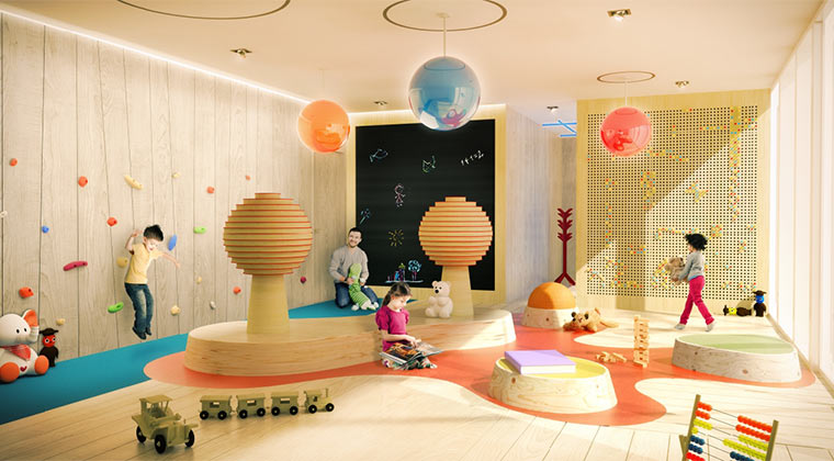 Brickell Flatiron Kid's Playroom Brickell Flatiron Kid's Playroom