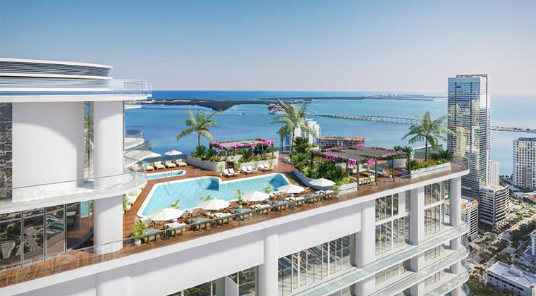 Brickell Flatiron Rooftop Pool Brickell Flatiron Rooftop Pool