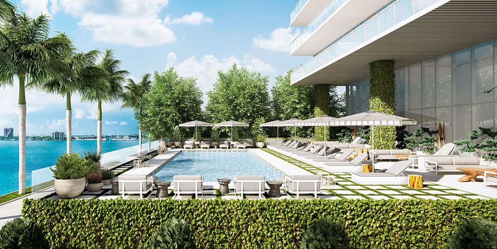 Elysee, New Luxury Boutique Tower in Edgewater Miami - Pool