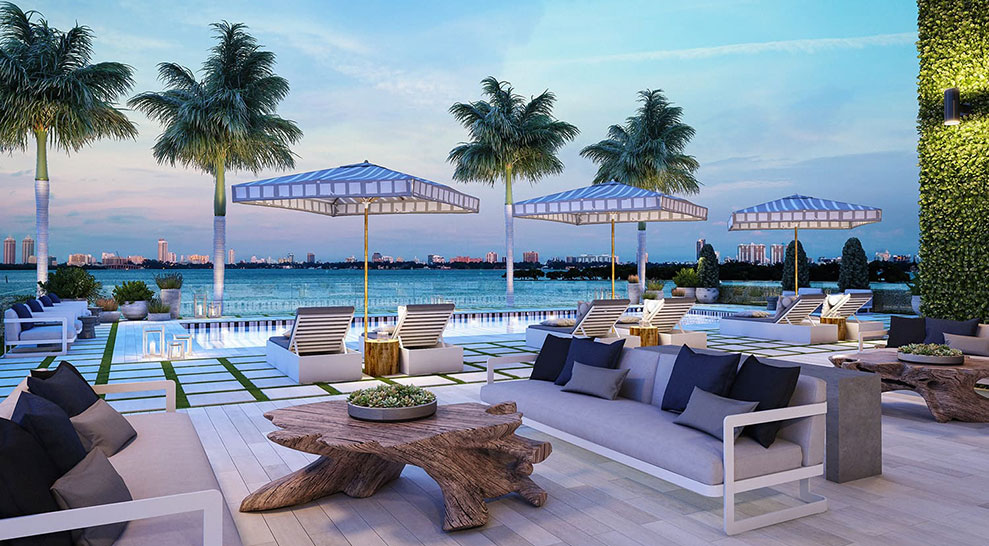 Elysee, New Luxury Boutique Tower in Edgewater Miami - Pool