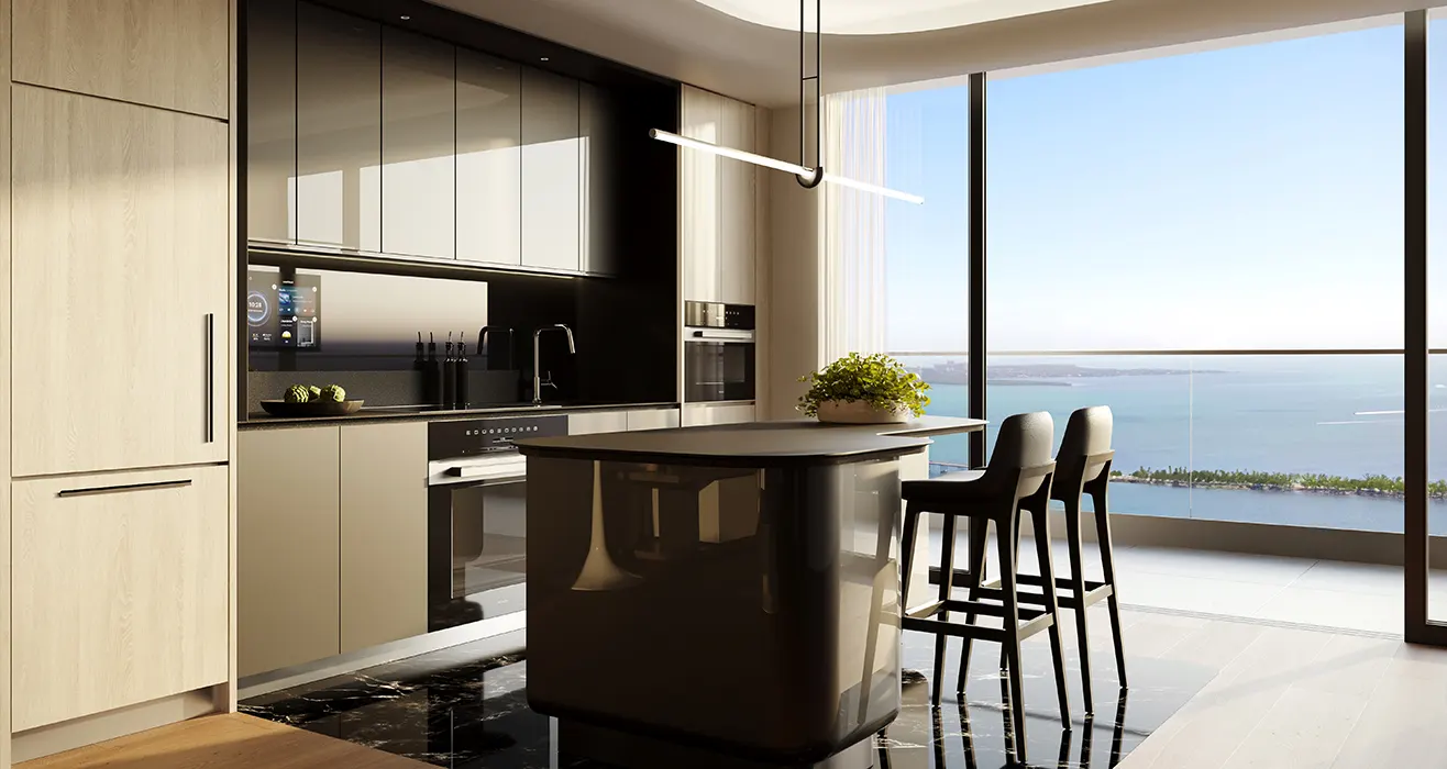 Mercedes-Benz Place, Miami, Kitchen