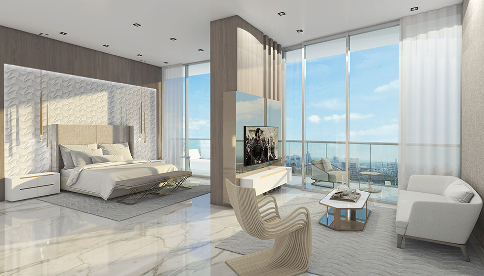 Penthouse Master Bedroom and Family Room Penthouse Master Bedroom and Family Room