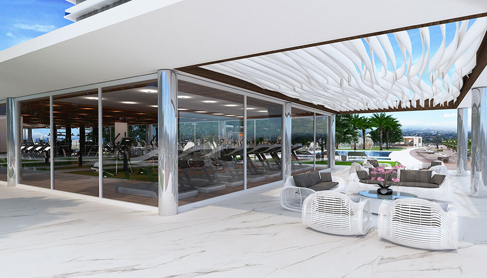 Oasis Hallandale Pool Deck Oasis Hallandale Pool Deck