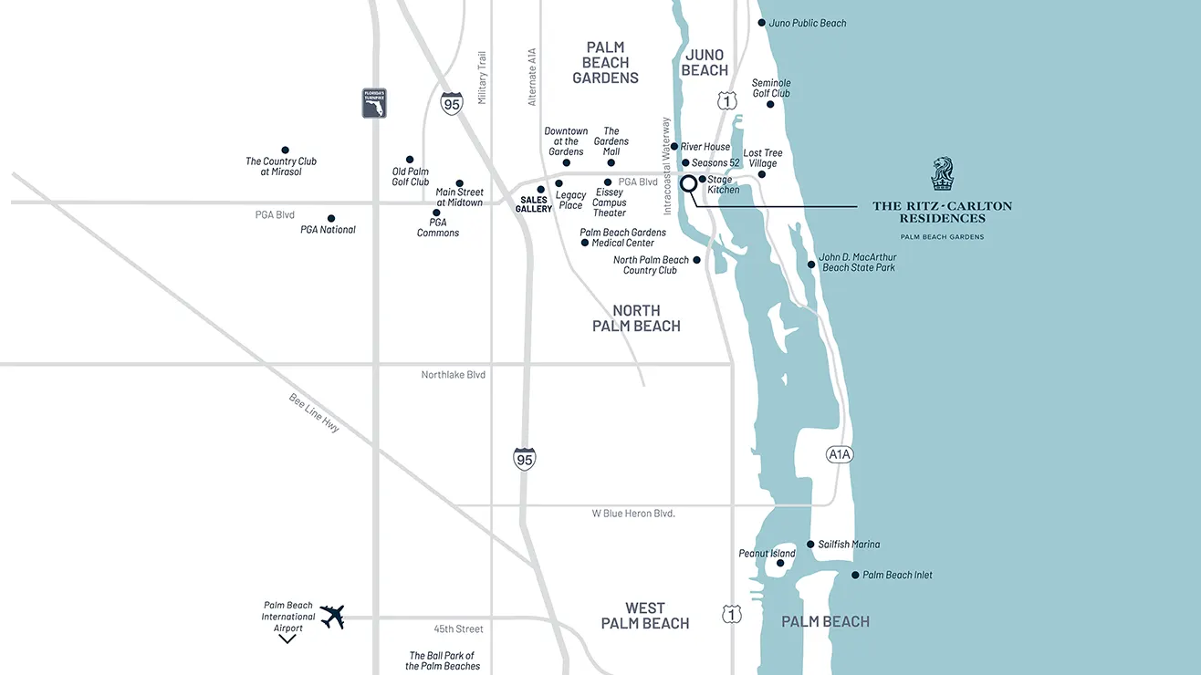 The Ritz-Carlton Residences Location The Ritz-Carlton Residences Location