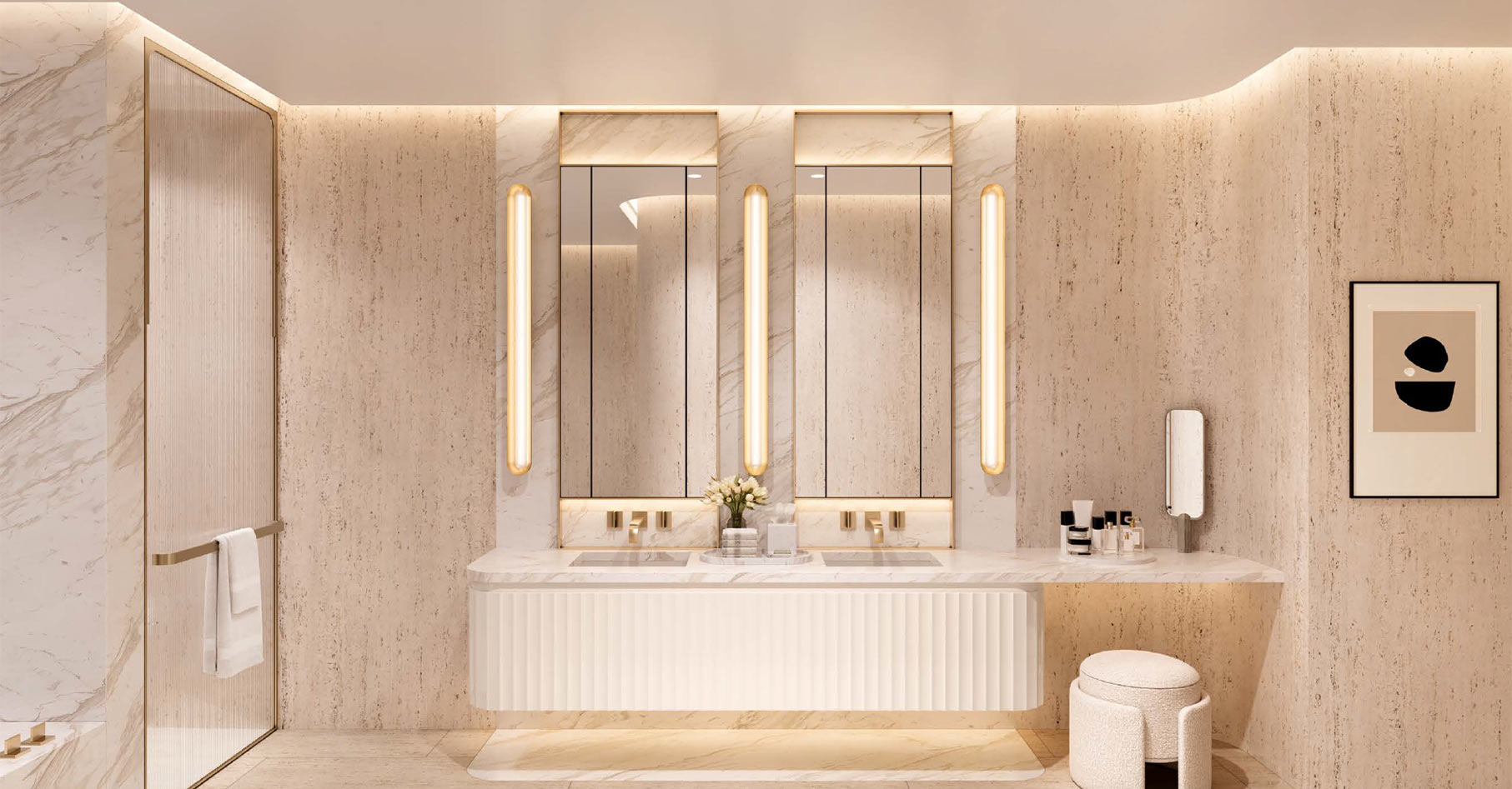 Primary Bathroom shown in air palette Primary Bathroom shown in air palette