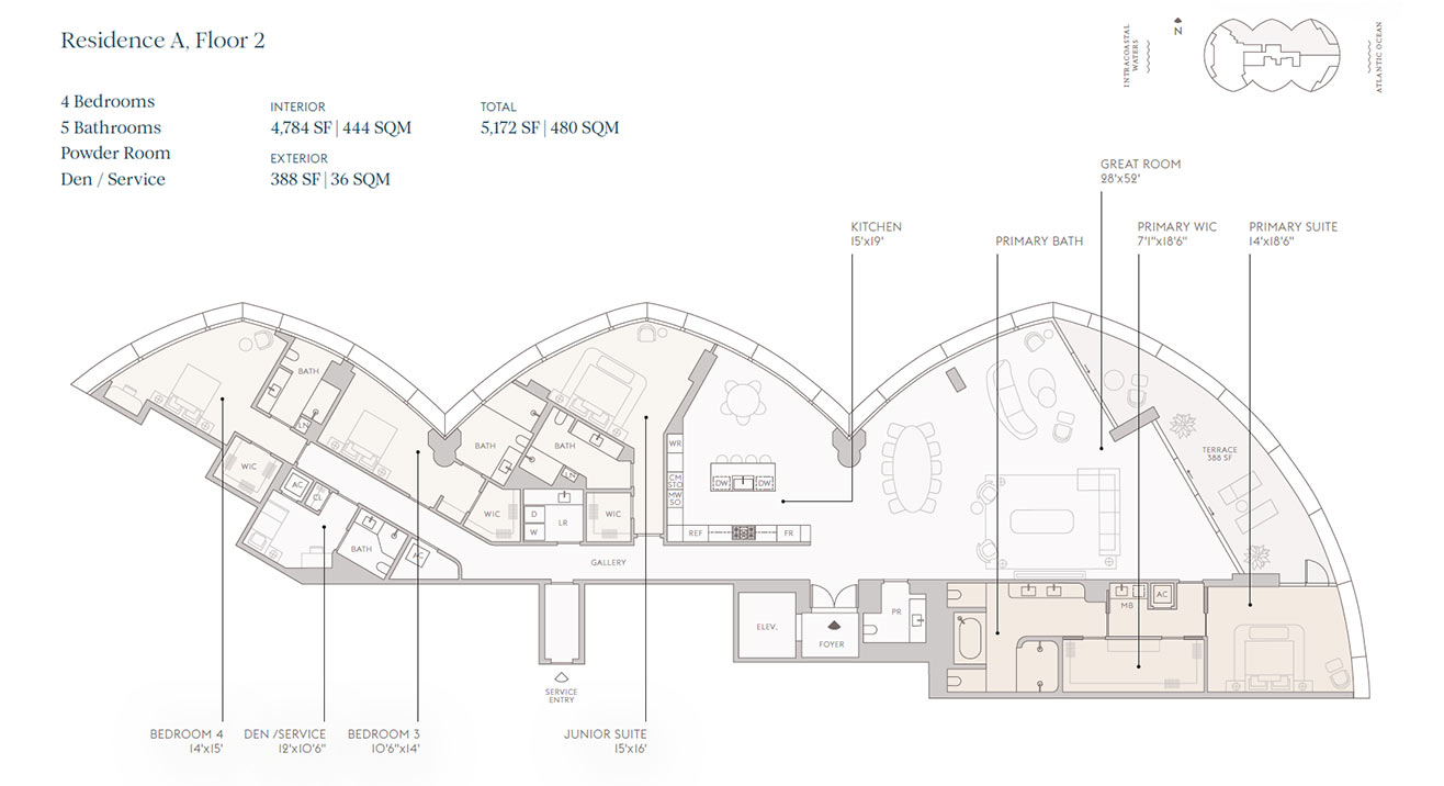 Rivage Bal Residences A & B Floorplan Rivage Bal Residences A & B Floorplan