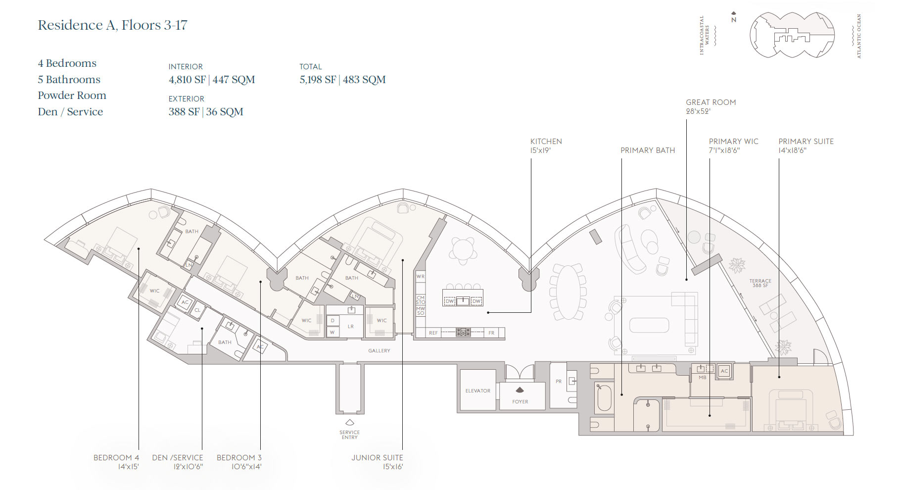 Rivage Bal Residences A & B Floorplan Rivage Bal Residences A & B Floorplan