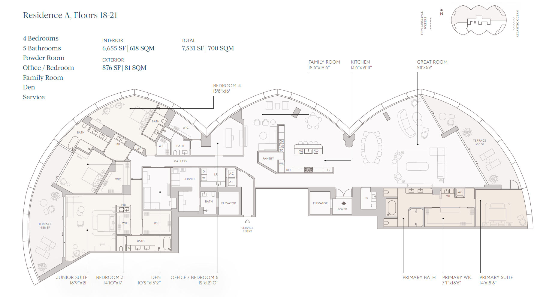 Rivage Bal Residences A & B Floorplan Rivage Bal Residences A & B Floorplan