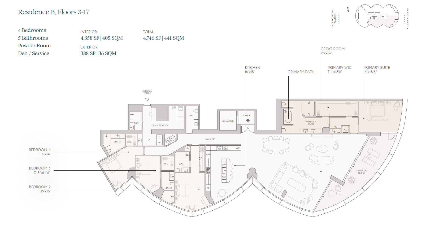Rivage Bal Residences A & B Floorplan Rivage Bal Residences A & B Floorplan