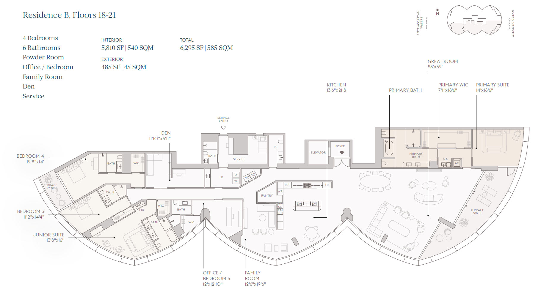 Rivage Bal Residences A & B Floorplan Rivage Bal Residences A & B Floorplan