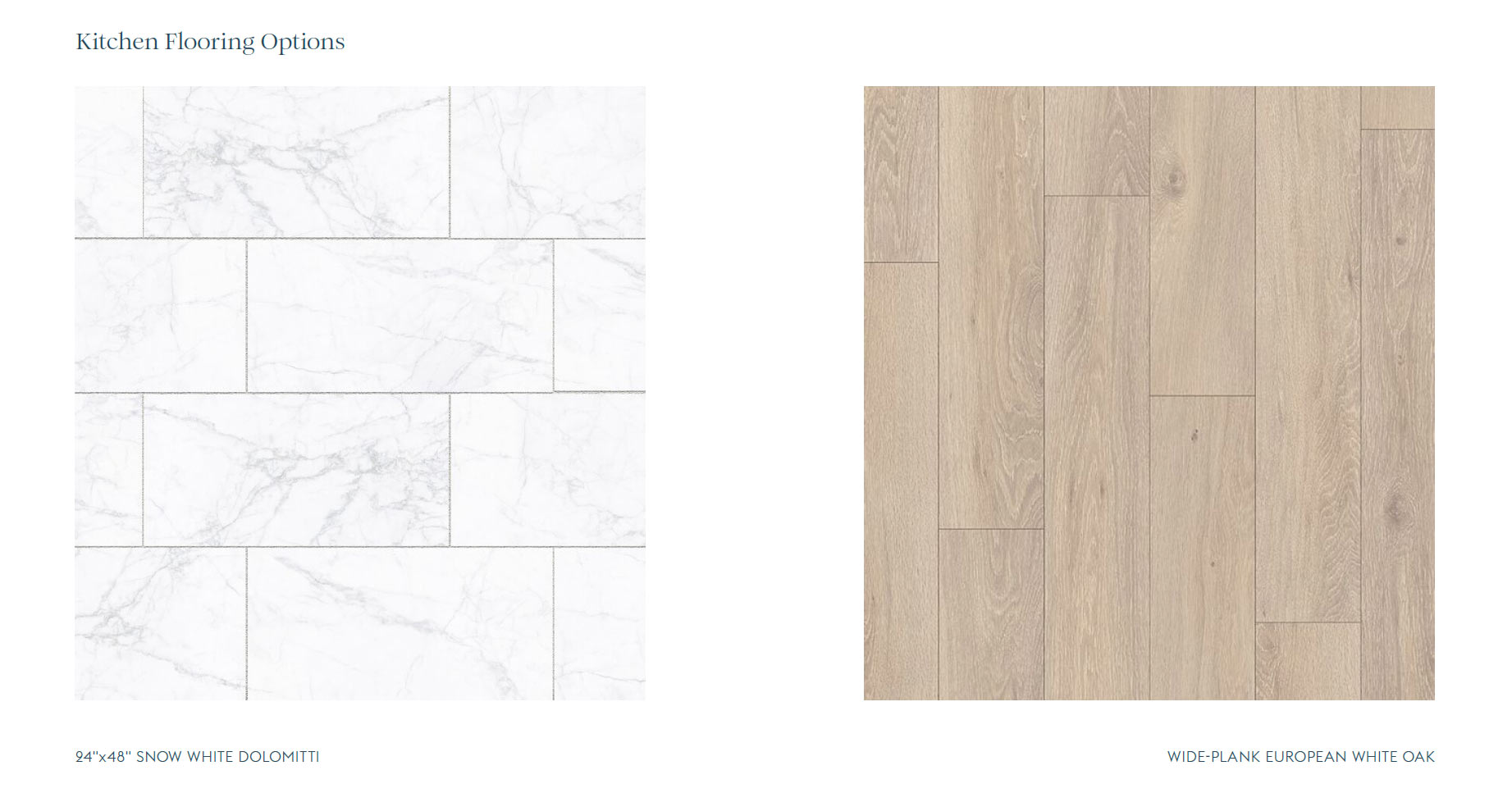 Rivage Bal Residences A & B Kitchen Flooring Options Rivage Bal Residences A & B Kitchen Flooring Options
