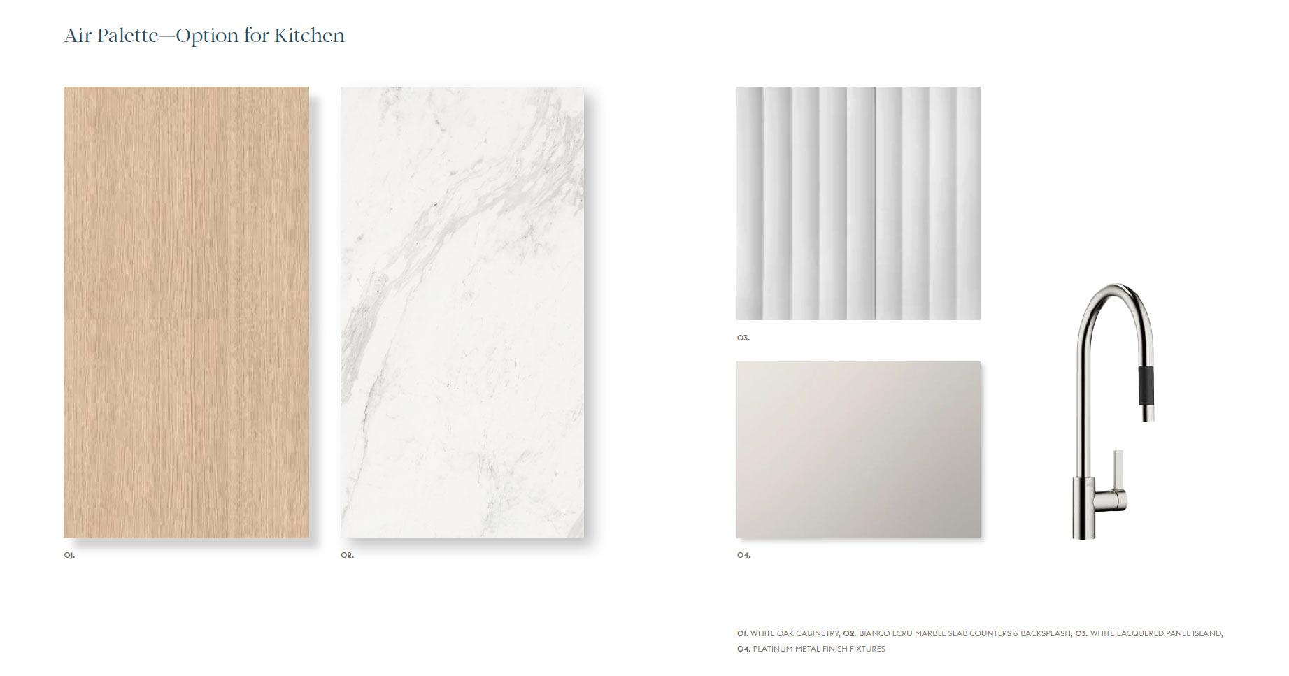 Rivage Bal Residences A & B Air Palette—Option for Kitchen Rivage Bal Residences A & B Air Palette—Option for Kitchen