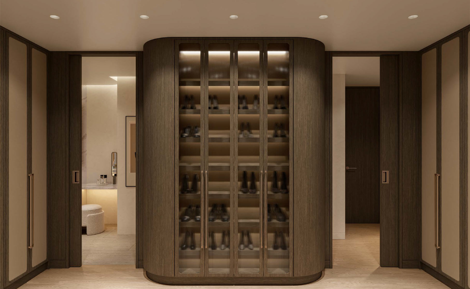 Wardrobe - Upgraded package shown in earth palette Wardrobe - Upgraded package shown in earth palette