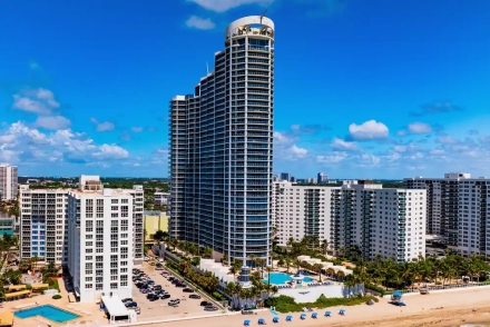 Ocean Palms Apartments for Sale and Rent in Hollywood Beach